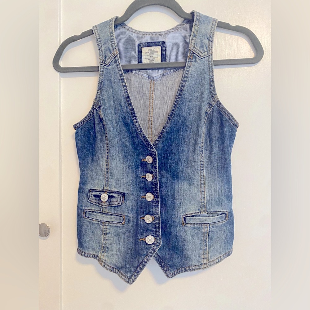 H&M Jean vest size 4